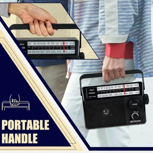 Retekess TR633 Portable Radioam FM Radio Mains and Batteryexternal Antennatra... - Picture 1 of 12