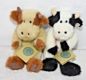 2 Boyds Bears Bessie Moostein Cow Investment Collection 1985-98 1985-97 Lot - Foto 1 di 12