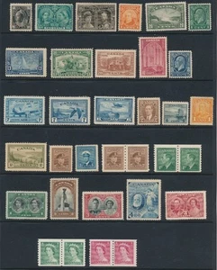 CANADA MNH & MH REGULAR & AIRMAILS; INCL #52, #66, #225, #243, #241 CV $92 ALONE - Bild 1 von 2