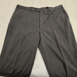 NWOT Jos. A. Banks Gray Wool Men's 37.5" Unhemmed Dress Pants Size 42 R - Picture 1 of 10