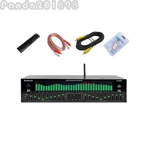 EQ8000 LED EQ Equalizzatore BT5.4 Fibra Ottica Coassiale Audio Decoder Processore - Foto 1 di 3