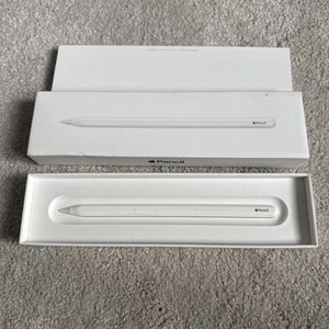 Stylet Bluetooth authentique Apple Pencil 2e génération A2051 iPad Pro Air Mini blanc - Photo 1/5