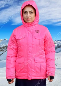 NIKE Girls Youth Size XL/18 Hooded Ski/Snowboard Jacket Heavyweight Winter Parka - Picture 1 of 4