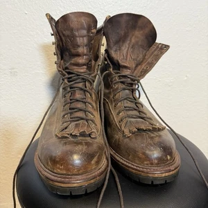 Botas Leñadoras Chippewa De Colección Para Hombre 11EE en Buen Estado Punta Suave Suela Vibram - Imagen 1 de 9