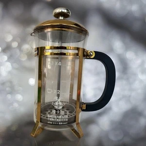 Prensa francesa vintage Pirex Gold Yukawa Japón 800 HR - Imagen 1 de 7