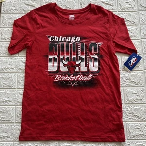 NBA Chicago Bulls Jugend Jungen Gr. XL 16/18 Basketball T-Shirt rot neu mit Etikett - Bild 1 von 1