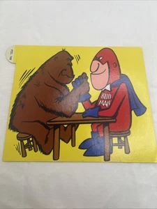 Pegatina Budman Arm Wrestling Bigfoot 5-4 años 70 - Imagen 1 de 4
