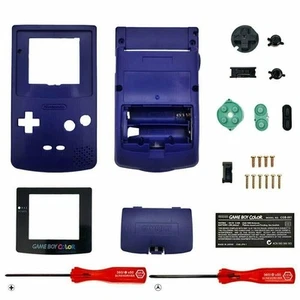 Housing Shell for Nintendo Game Boy Color GBC Replacement Screen Grape Purple - Picture 1 of 1