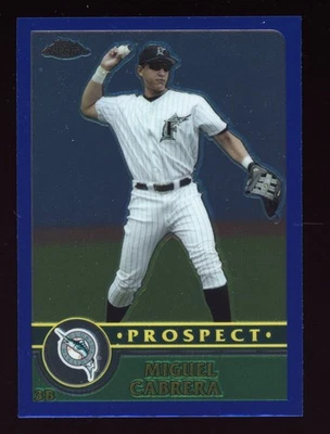 2003 Topps Traded Chrome Miguel Cabrera Rookie T126 Marlins - Image 1 of 2