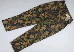 Vintage 80s Tru Leaf Camouflage Insulated Lined Pants Outdoor USA Nwt Deadstock  - Picture 1 of 8