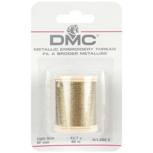 DMC Metallic Embroidery Thread 43.7yd Light Gold - Picture 1 of 2