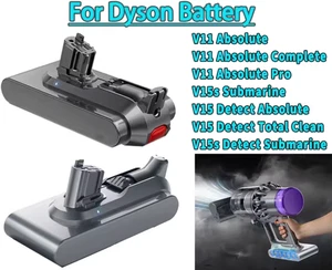 BATTERIA COMPATIBILE DYSON V11 V15 SV14 SV15 6000mAh 25,2 V - Foto 1 di 3
