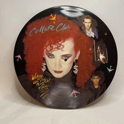 Culture Club–Waking Up With The House On Fire-Picture Disc- LP Virgin VP2330 - Image 1 of 4