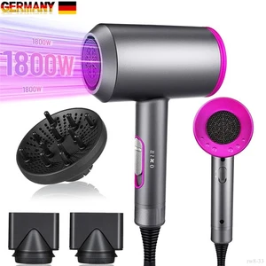 Secador de pelo iónico 1800W secador de pelo con 3 difusores secador de pelo secador de pelo profesional secador de pelo iónico. - Imagen 1 de 20