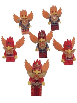 LEGO Legends of Chima Phoenix Tribe Rare Minifigure Lot of 6 - Image 1 of 4