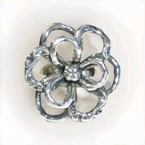 SILPADA Sterling Silver 925 Flower Power Ring Size 9 R2784 Rare - Picture 1 of 4