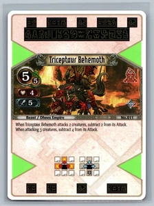 The Eye of Judgment Triceptaur Behemoth #011 USED Rare Sony PS3 Set 1 - Picture 1 of 2