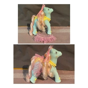 Posey Rose Sweetsteps Ballerina Hasbro Vintage G1 My Little Pony with Tutu - Picture 1 of 24