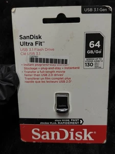 SanDisk CZ430 64 GB USB3.1 unità flash ULTRA FIT SDCZ430-064G-A46 - Foto 1 di 2