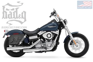 Harley DYNA BOLSO SOLO NEGRO alforja - DR01 BAD&G CustomS - Imagen 1 de 8