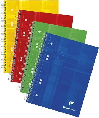 Clairefontaine 8570C - Heft / Collegeblock DIN A5+, 16x21cm, 6-fach gelocht, 80  - Bild 1 von 4