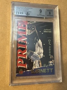 1995-96 Signature Rookie Autograph Kevin Garnett HOF RC BAS 9 AUTO #/3000 - Picture 1 of 2
