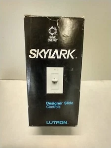 Lutron Electronics Skylark Lüfterdrehzahlregelung - Designer, leise. SFSQ-F-WH. weiß - Bild 1 von 8