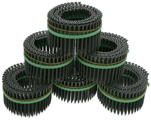 MURO® Green Epoxy #8 x 3" Square Flathead Wood Deck Screws for Speed Driver - Picture 1 of 2