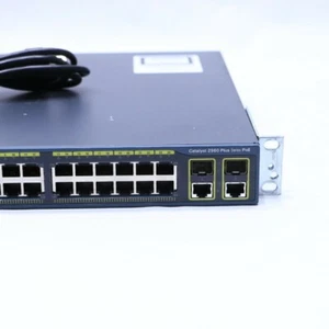 Cisco Catalyst WS-C2960+24PC-L Switch Plus Series PoE 15.0 IOS *1-Year Warranty* - Picture 1 of 3
