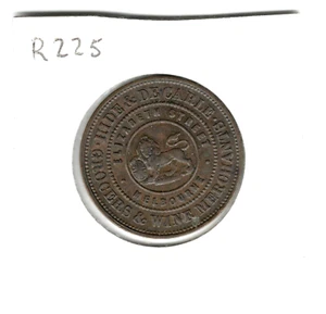 AUSTRALIA R225 HIDE & DeCARLE HALFPENNY VF + RARITY 2 FAR BETTER IN THE HAND - Picture 1 of 2
