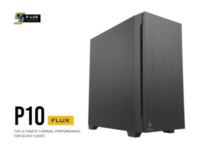 Antec P10 FLUX ATX Computer PC Case 5x120mm Fans Reversible & Swing-Open - Image 1 of 4