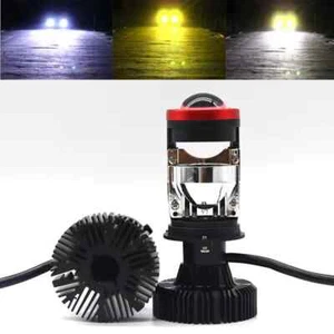 Y7S Lamp H4 LED Mini Projector Lens 3000K+4300K+6000K Automobles Bulb 25000LM - Picture 1 of 13