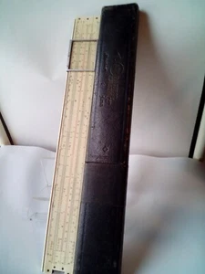 RARE! Vintage Slide Rule Faber-Castell ELECTRO 1/98/398 DRGM Germany w/Case,1940 - Picture 1 of 23