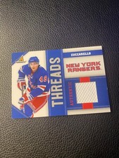 2010-11 Panini Pinnacle Threads /499 Mats Zuccarello #MZ Rookie RC