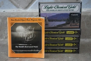 1982 Readers Digest Classics 5 cassette set with Program - Light Classical Gold - Picture 1 of 9
