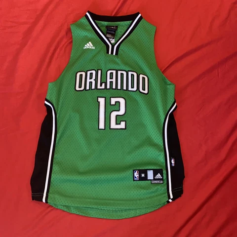 Adidas Dwight Howard Orlando Magic #12 NBA St Patricks Jersey Youth M 18” x 25” Cover