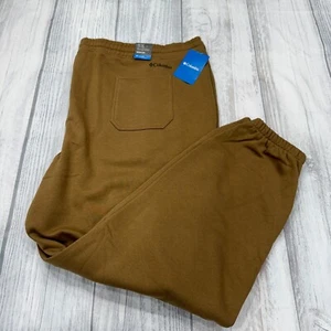 NWT Columbia Trek Jogger Sweatpants 5XL Regular Brown Gym Workout Mens - Picture 1 of 14