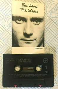 Phil Collins Face Value Cassette tape UK Virgin – TCV 2185 1981 - Picture 1 of 4