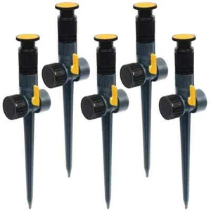 Multi Adjustable Spike Sprinkler (5-pack) | Ft Green Control Water Flow Melnor - Picture 1 of 8