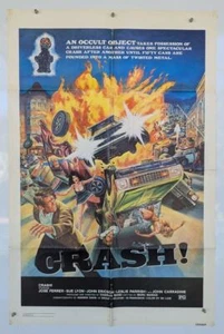 CRASH! Póster original de la primera película de terror José Ferrer Sue Lyon John Carradine - Imagen 1 de 1
