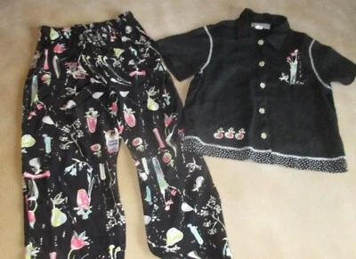 Conjunto Top Pantalones Carol Anderson California - Negro con Floral Mujer Pequeño Foto 1 de 4