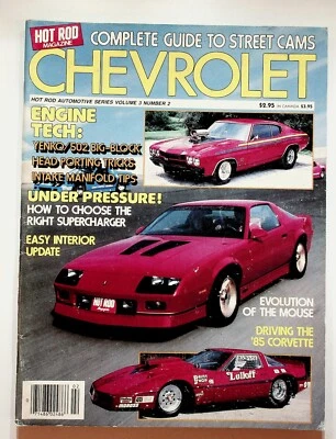 1985 Chevrolet Hot Rod Automotive Series Vol 3 No 2 Magazine Street Cams Guide - Image 1 of 2