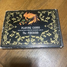 2 Decks The Firebird playing cards Russian Artist -YURY SHAKOV- 1983