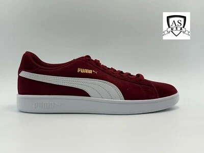 PUMA Smash v2 Rhubarb Burgundy Suede Super Clean (364989-29) Men's Size 7 NWB - Image 1 of 4