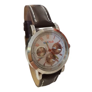 ARMBANDUHR mit PU LEDER ARMBAND Herren Mode Damen Armbanduhr - Bild 1 von 1