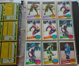 O-Pee Chee Hockey 1980-81 Binder lot Stars /Semi Stars/ commons 200 cards - Picture 1 of 5