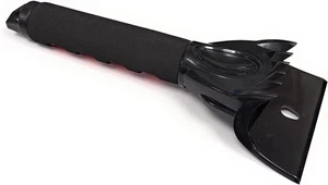 Premium Car Ice Scraper 2 In 1 Head For Clearing Ice & Snow A Winter Essential - Picture 1 of 19