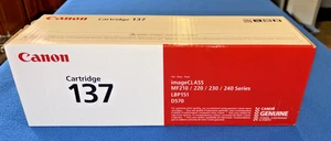 Canon Patrone 137 Original Tonerkartusche und Teile MF210/220/230/240 LBP151 - Bild 1 von 9