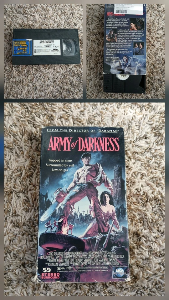 Army Of Darkness VHS - 1992 - Bruce Campbell Foto 1 de 1