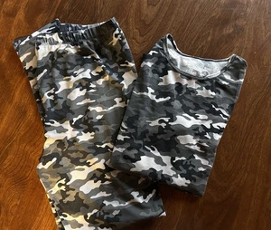 Jungen 32 Grad Hitze Wetterfest PJ Set Camoflage Gr. xl gebraucht - Bild 1 von 5